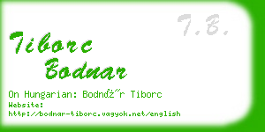 tiborc bodnar business card